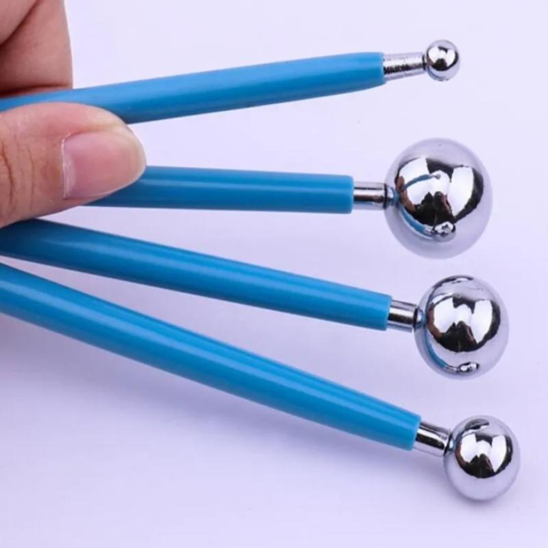 Metal Ball Tools for Clay & Fondant – Sculpting and Shaping Set