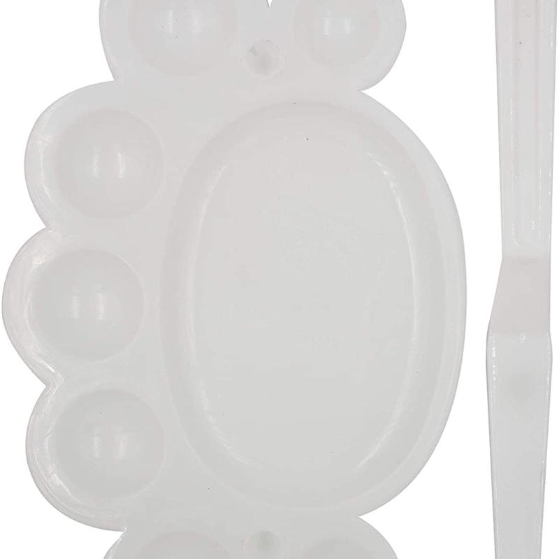 طقم فرش رسم 7 قطع للألوان المائية والأكريليك