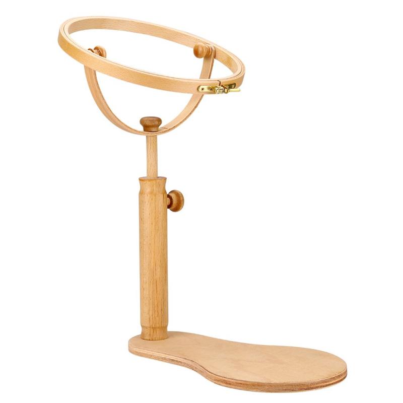 Wooden Adjustable Embroidery Stand Hoop Frame