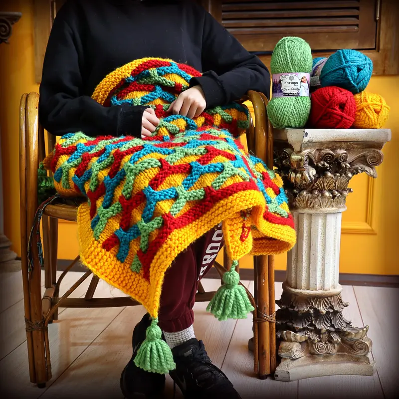 خيط كارتوبو سميك للحياكة والكروشيه السريعة