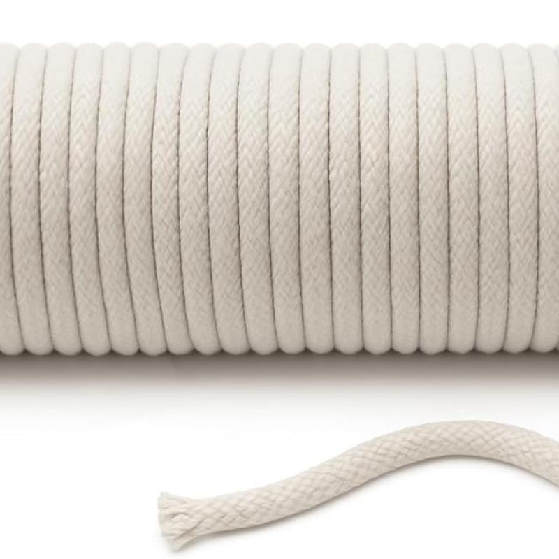 Cotton Multi-purpose Rope 6mm — Creamy Beige
