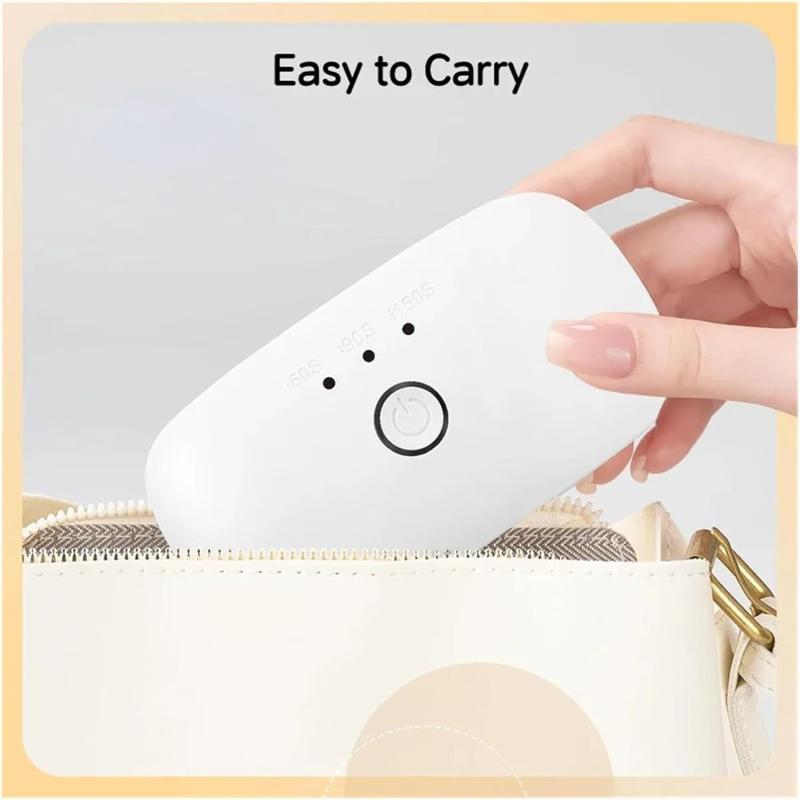 جهاز تجفيف الأظافر UV LED 24 واط قابل للشحن