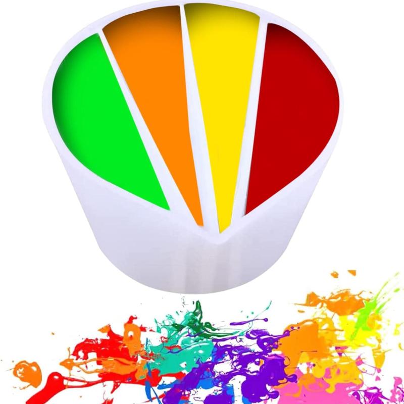 Silicone Paint Pouring Split Cup Multi Channel