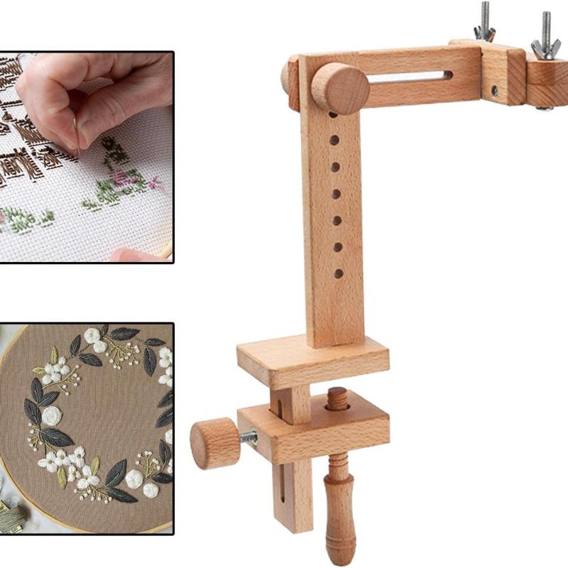 Adjustable Wooden Embroidery Stand