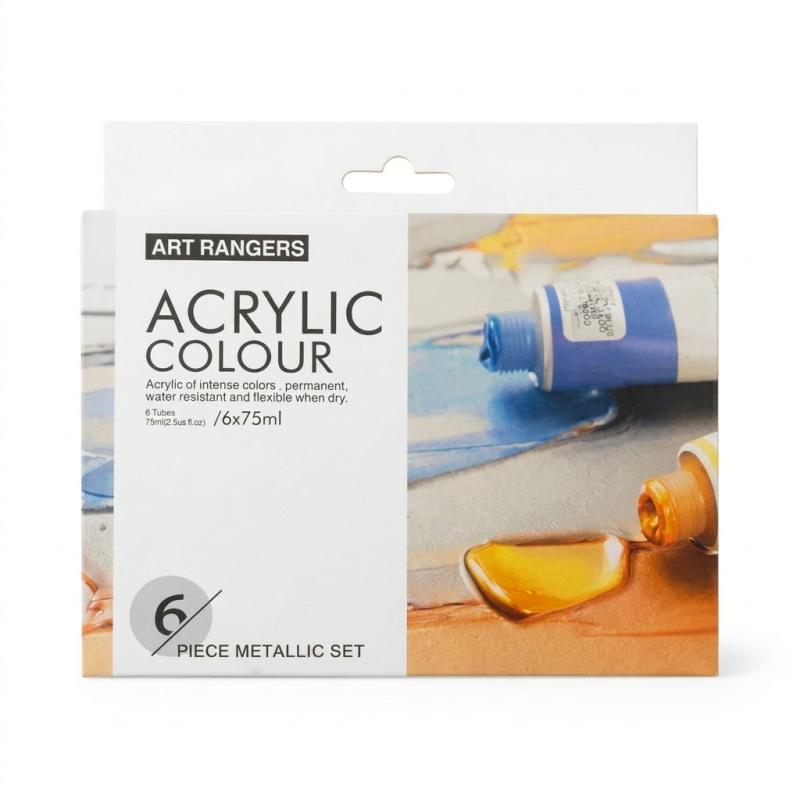 Art Rangers Metallic Acrylic Paint Set 6x75 ml