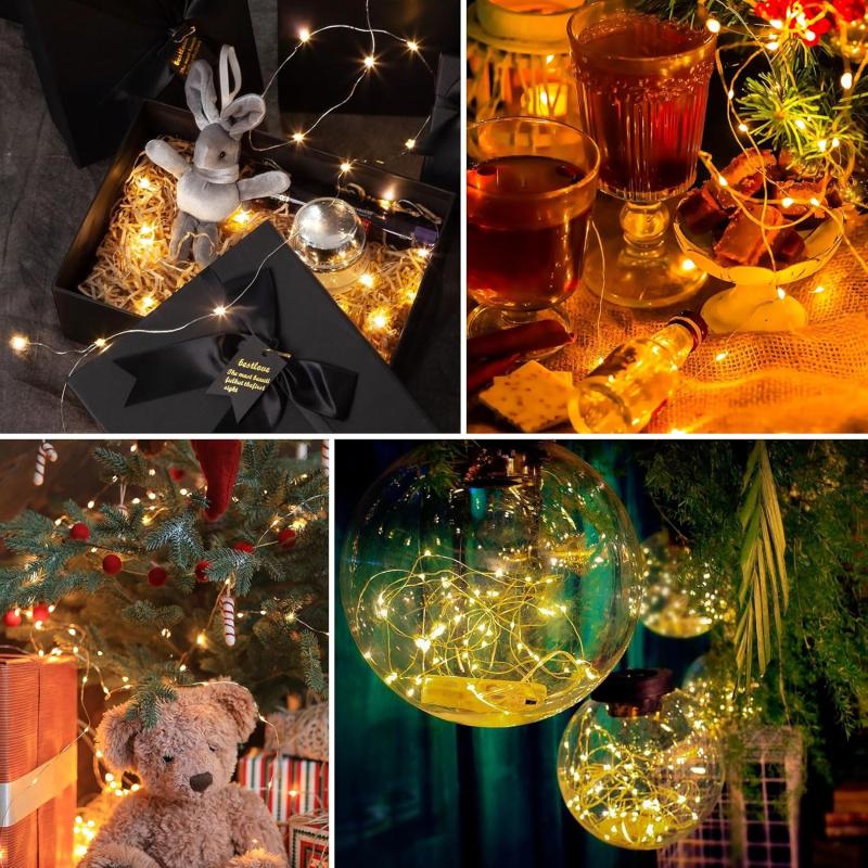 LED Fairy String Lights 20 LEDs Battery Operated