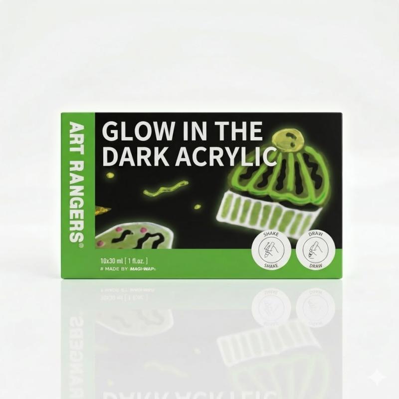 Art Rangers Glow in the Dark Acrylic Set 10x30 ml