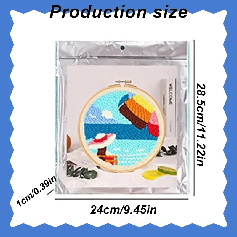 مجموعة تطريز بنش نيدل للمبتدئين
