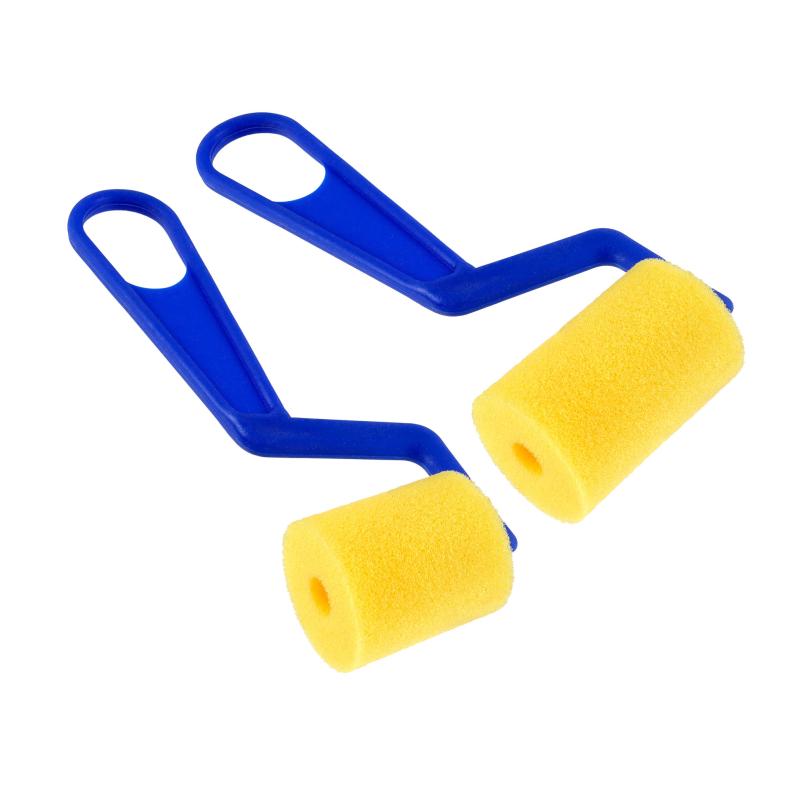 Keep Smiling Paint Foam Roller Art Tool Set 2 Pcs