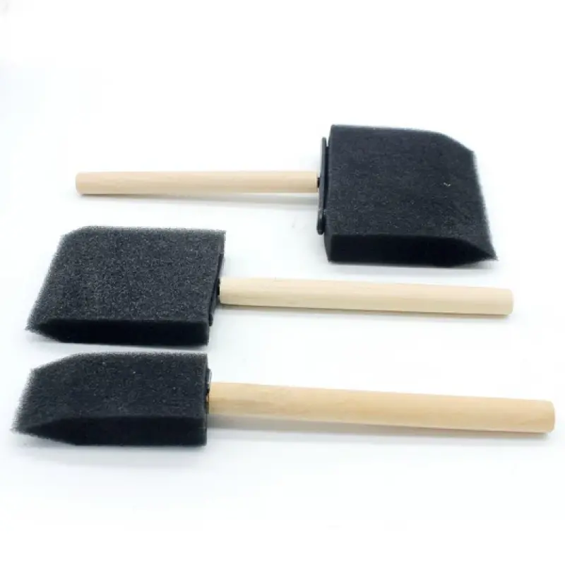Foam Sponge Brush Set – 3 Pcs