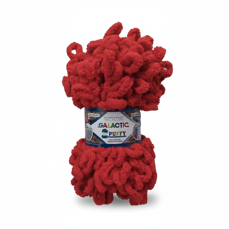 Galactic Puffy Plush Yarn for Knitting and Crochet