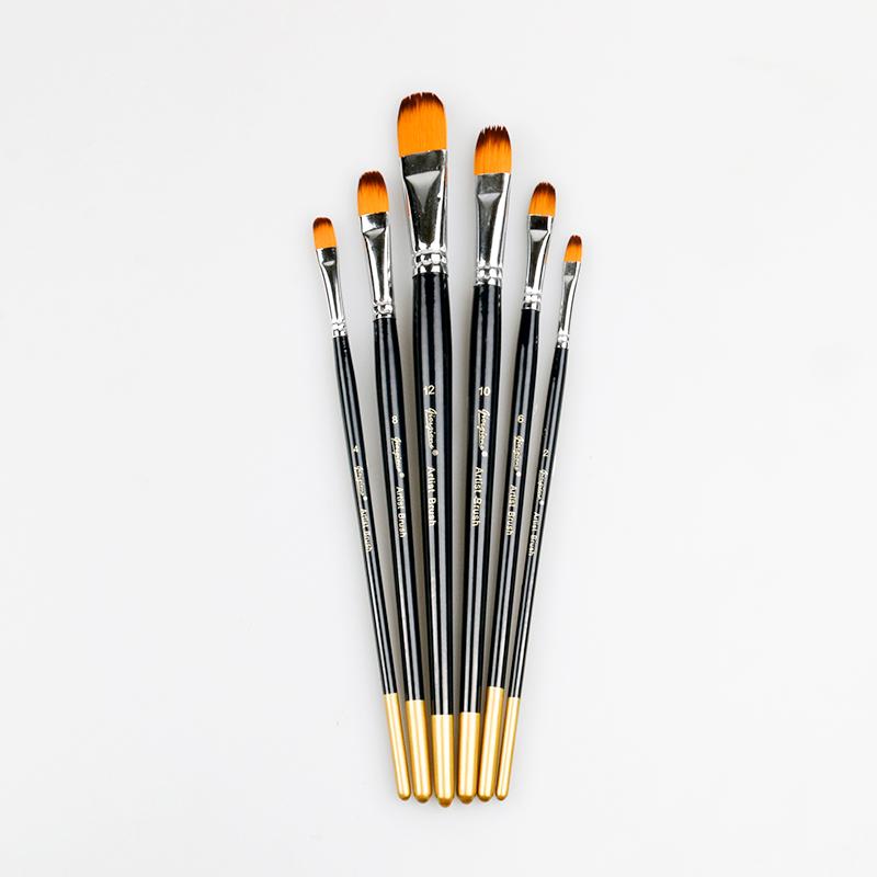 Giorgione Filbert Paint Brush Set for Acrylic and Oil Painting