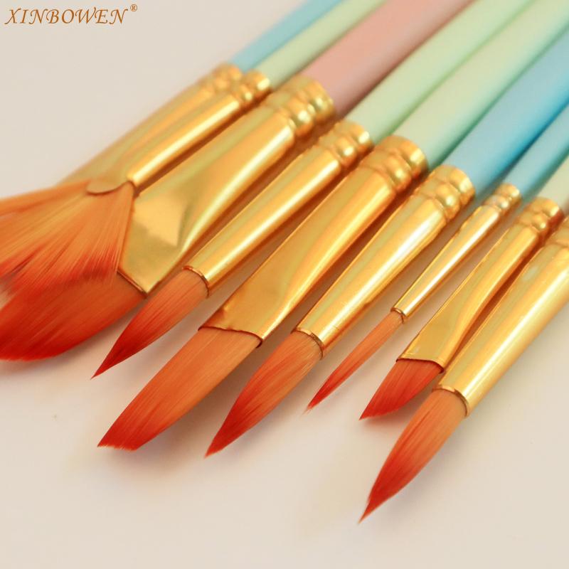 Professional Watercolor Paint Brush Set – 12 Pcs