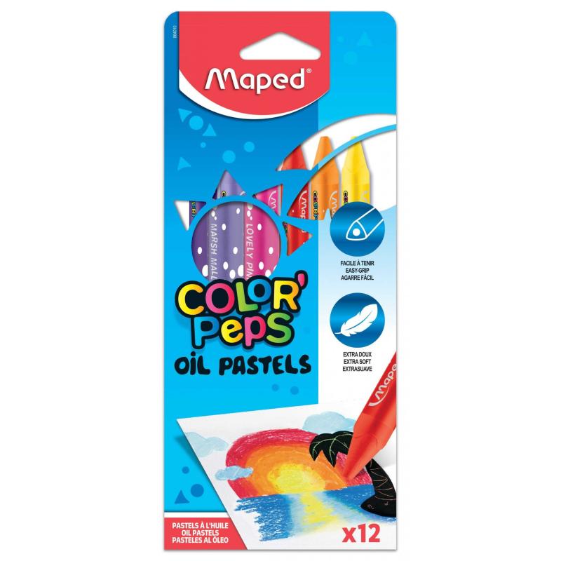 Maped Color’Peps Oil Pastels Pack of 12