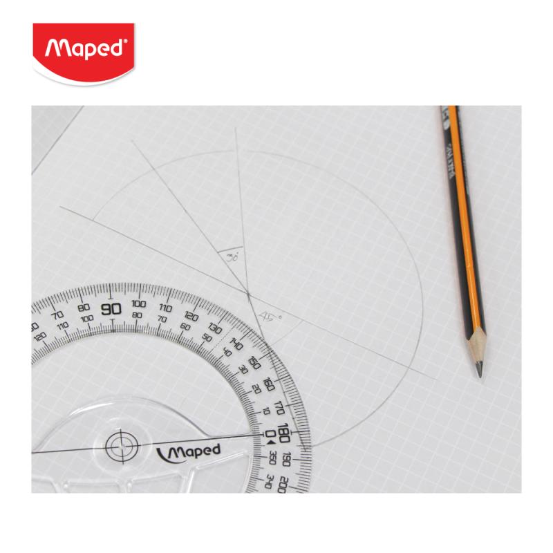 Maped Geometric Protractor 360° – 12 cm