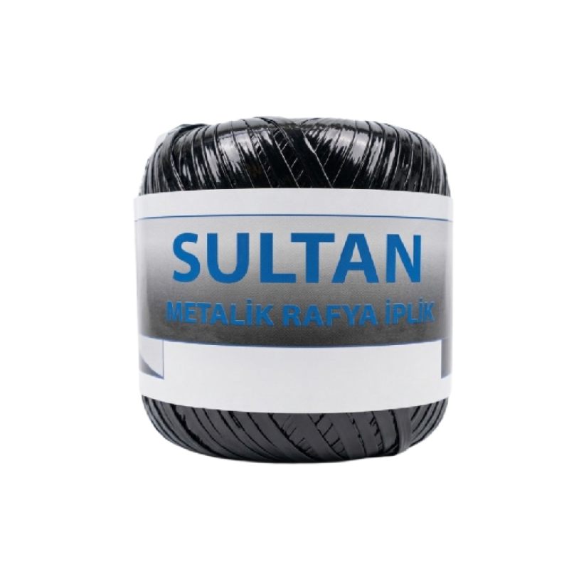 Sultan Metallic Raffia Yarn 50m | Multiple Colors
