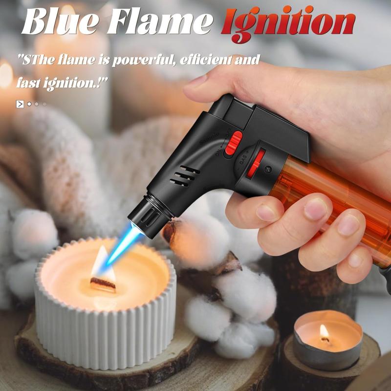 Portable Butane Torch Lighter Windproof Refillable