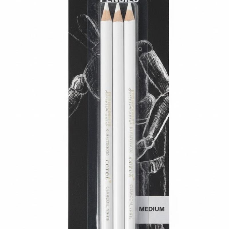 COROT White Sketch Charcoal Pencils – Drawing Set for Artists
