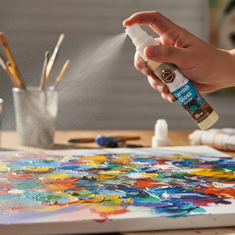 Acrylic Varnish Gloss – Protective Finish for Artwork